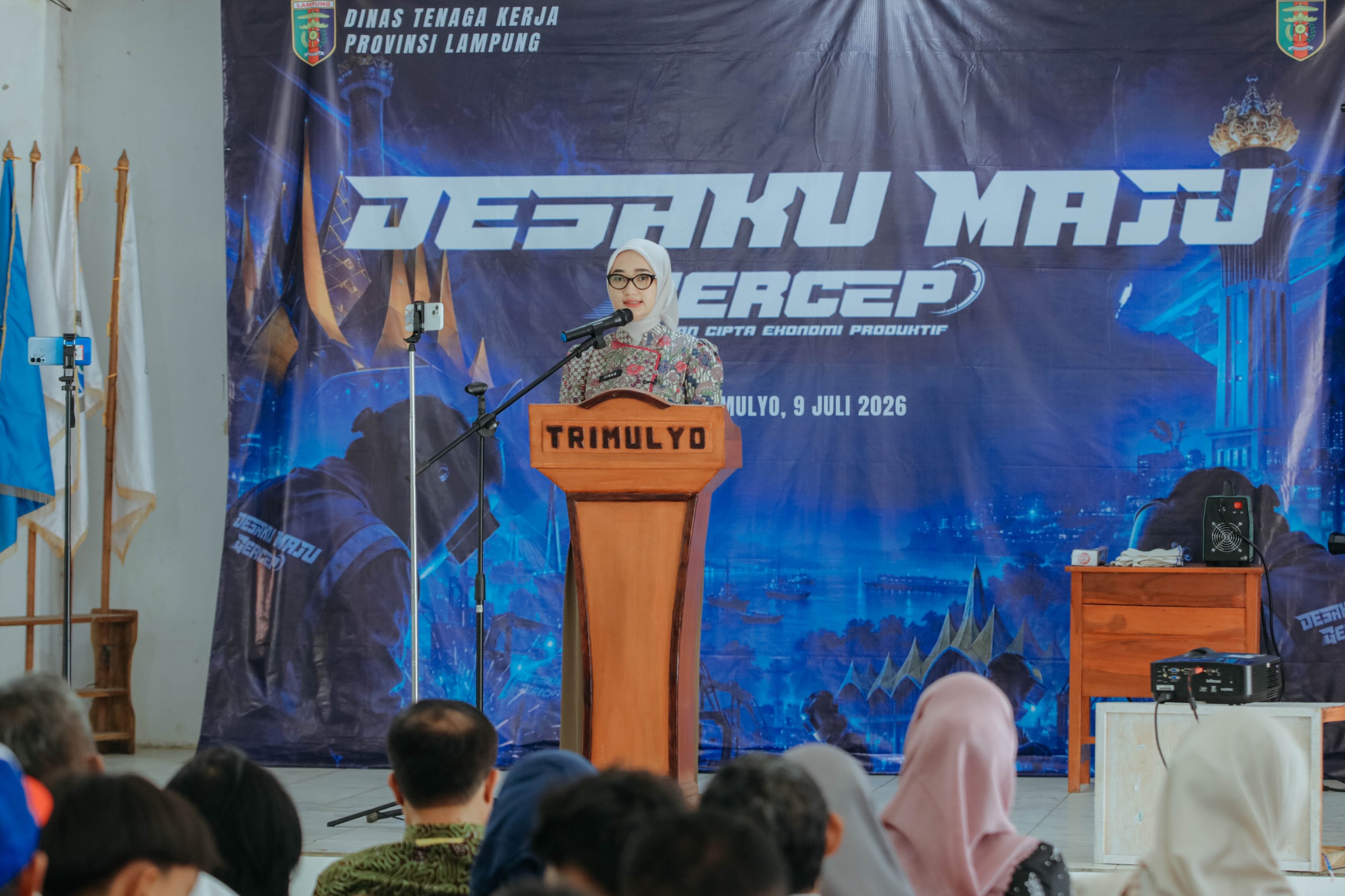Kunjungan Wakil Gubernur Lampung Perkuat Semangat Pengembangan SDM Desa Bersama LPK Astha Academy