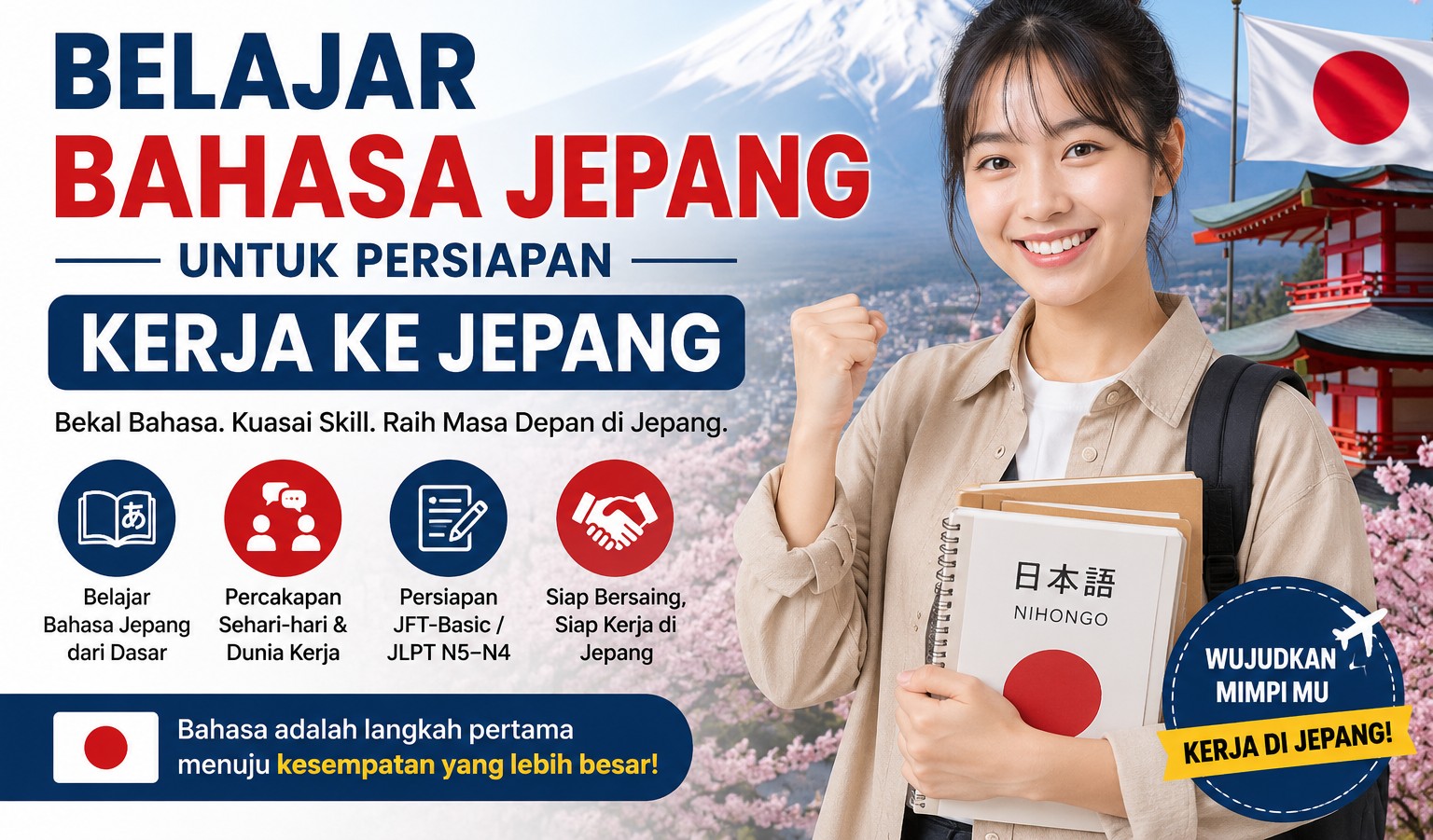 Belajar Bahasa Jepang untuk Persiapan Kerja ke Jepang